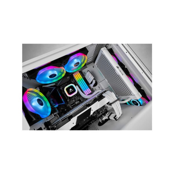 24 CORSAIR QL Series, QL120 RGB, 120mm RGB LED Fan, Triple Pack with Lighting Node CORE - Image 2