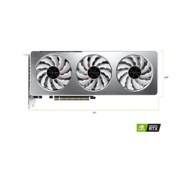 25 GPU GIGABYTE GeForce RTX 3060 Ti Vision OC 8G - Image 3