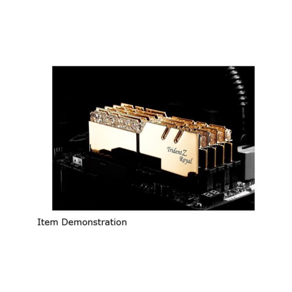 27 Ram Desktop G.Skill Trident Z ROYAL 16GB DDR4-3600MHz Gold CL19 (F4-3600C19D-32GTRG) - Image 3