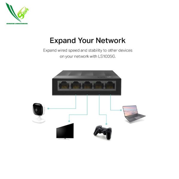 TP-Link Litewave 5 Port Gigabit Ethernet Switch\ LS1005G - Image 2