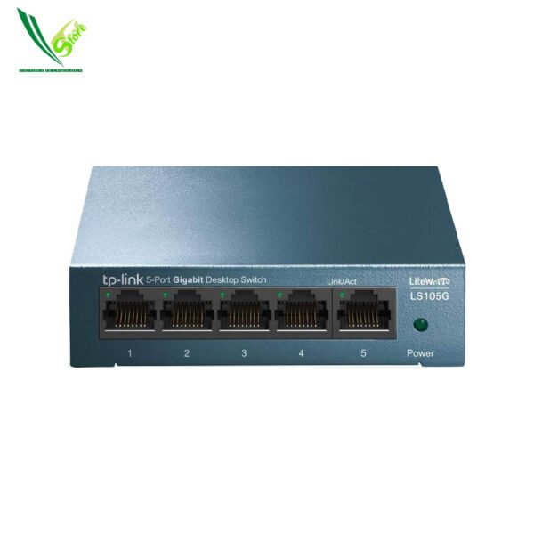 TP-Link LS105G 5-Port Switching Hub Gigabit Metal Housing No Configuration Needed