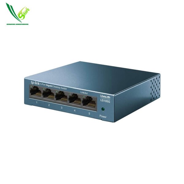 TP-Link LS105G 5-Port Switching Hub Gigabit Metal Housing No Configuration Needed - Image 2