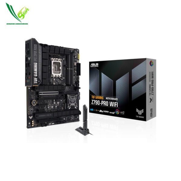 21 Asus TUF GAMING Z790-PRO WIFI (WiFi 6E ATX Motherboard for Intel 13th & 12th Gen, AI Overclocking, AI Cooling II, Two-Way AI Noise Cancelation , PCIe 5.0, DDR5, USB Type-C® 20Gbps, HDMI/DP)