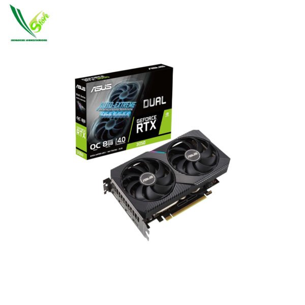 25 Asus Dual-RTX3050-8G-V2 CUDA Core 2560 , Video Memory 8GB GDDR6, DVI-D/DP/HDMI/HDCP