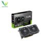 25 ASUS Dual GeForce RTX™ 4060 Ti EVO OC Edition 16GB GDDR6 with two powerful Axial-tech fans and a 2.5-slot design for broad compatibility