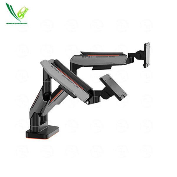 Monitor Stand Human Motion T9 Pro II Dual Gray
