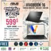 09 Office Laptop Asus Vivobook 16 | X1605VA-MB930W | MB306W | MB113W (Intel Core i5-13500H\ 16GB DDR4\ Intel Graphic\ 512GB Gen3\ 16" FHD\ Windows 11) - Image 3