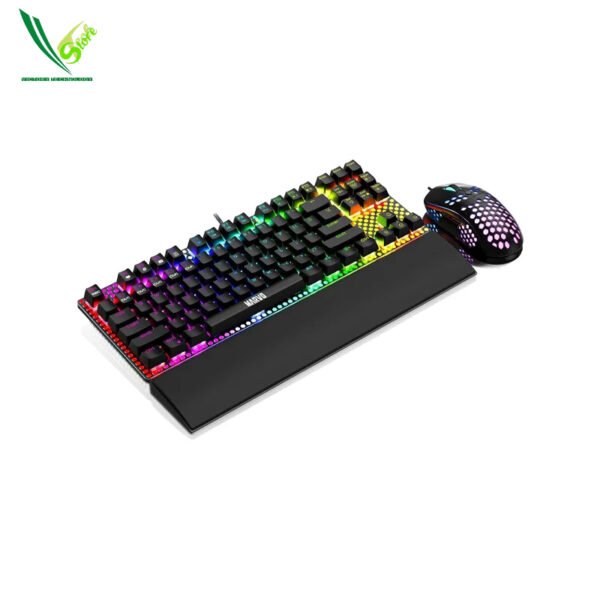 Gaming Keyboard MARVO CM373 Honeycomb Gaming RGB Mechanical Keyboard & Mouse Combo