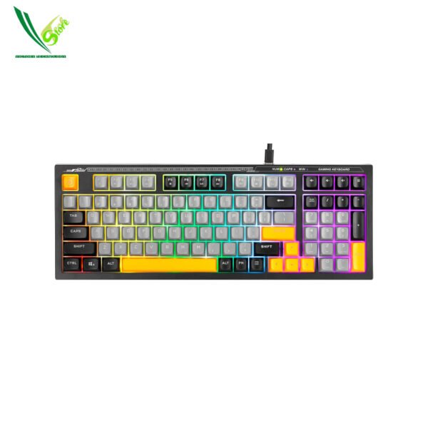 Gaming Keyboard Marvo K638B Rainbow 98 Keys