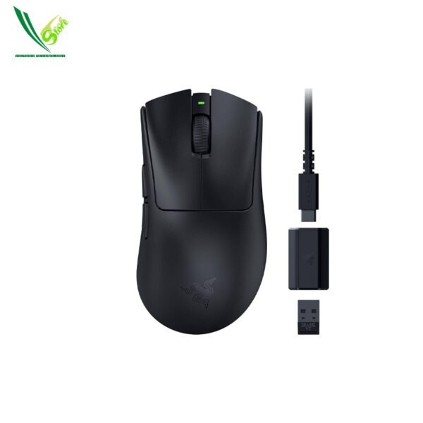 Wireless Gaming Mouse Razer DeathAdder V3 HyperSpeed (55g Lightweight - USB C Charging - Up to 100 Hr Battery - Advanced 26K Optical Sensor)