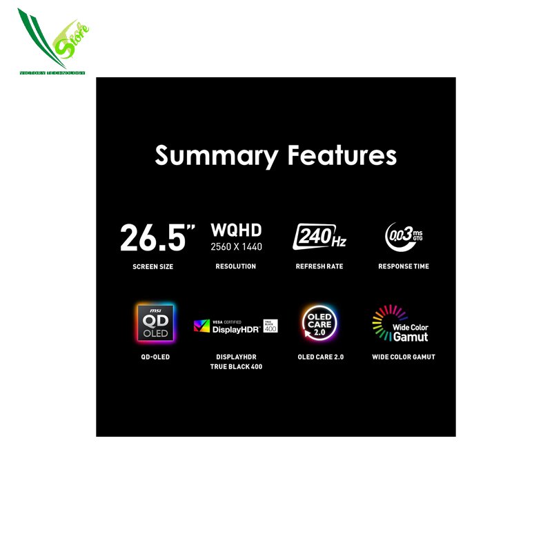 MSI MAG 273QP QD-OLED X24 27-inch - Image 2