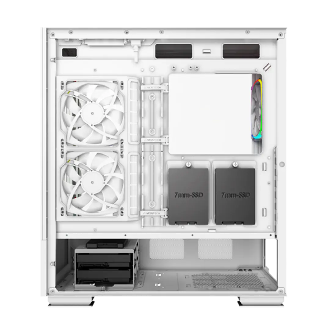 MONTECH - SKY TWO WHITE (SYNC 4ARGB FAN INCLUDE) - Image 2