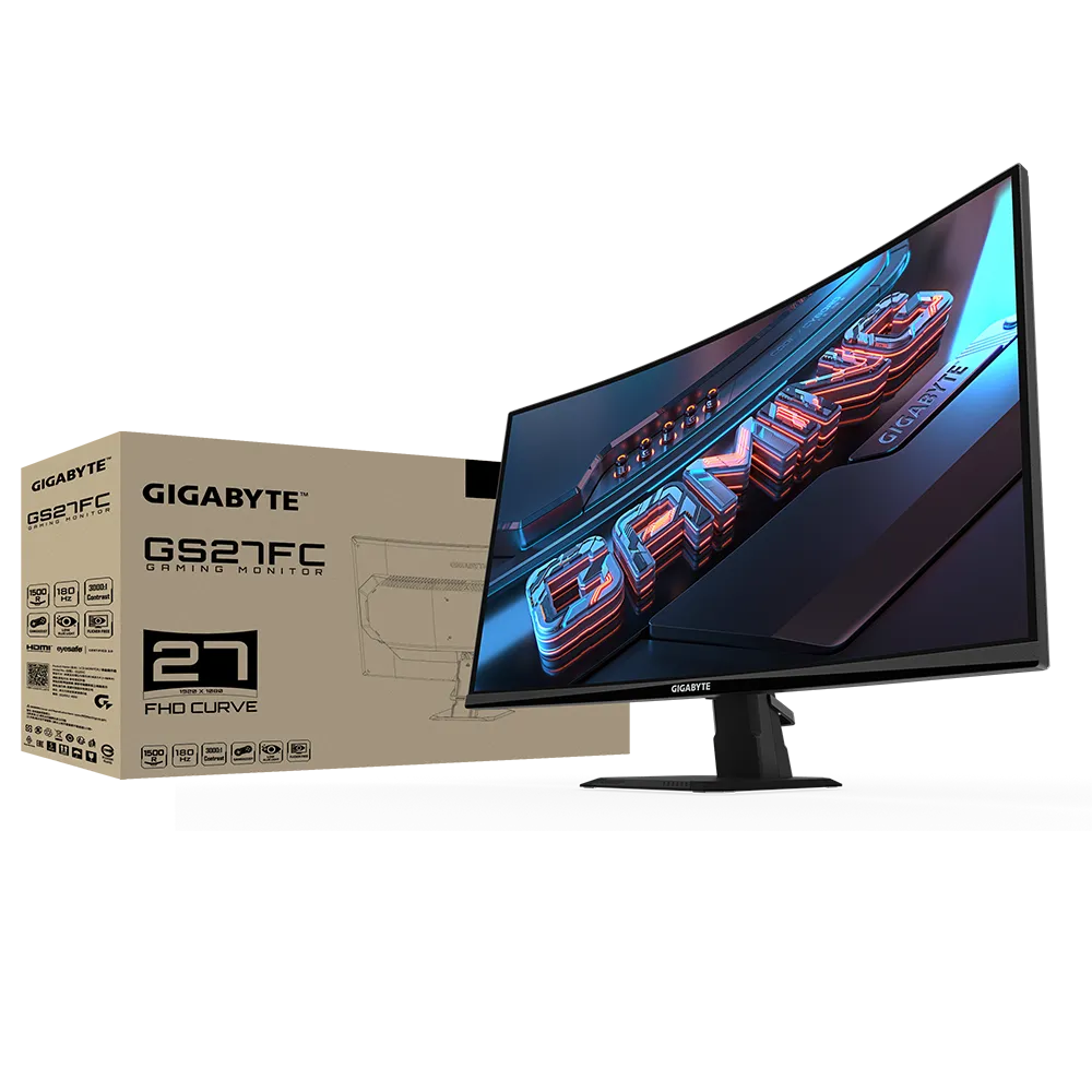 Gigabyte GS27FC | Curved Size 27” FHD 1920x1080 180Hz VA - Image 2