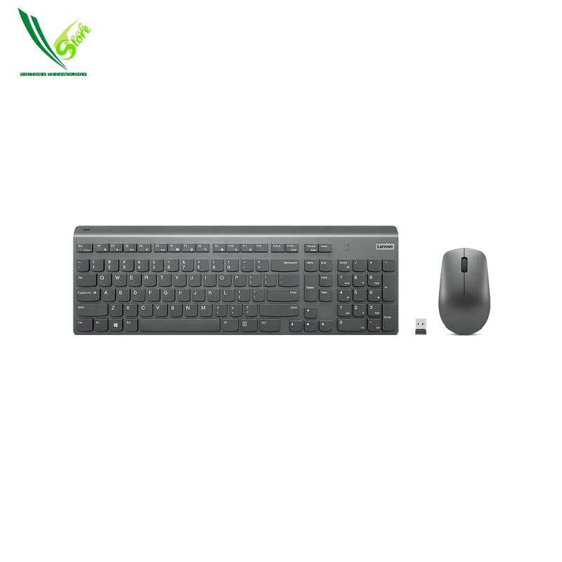 Office Keyboard Lenovo Select Wireless Modern Combo (Storm Grey)