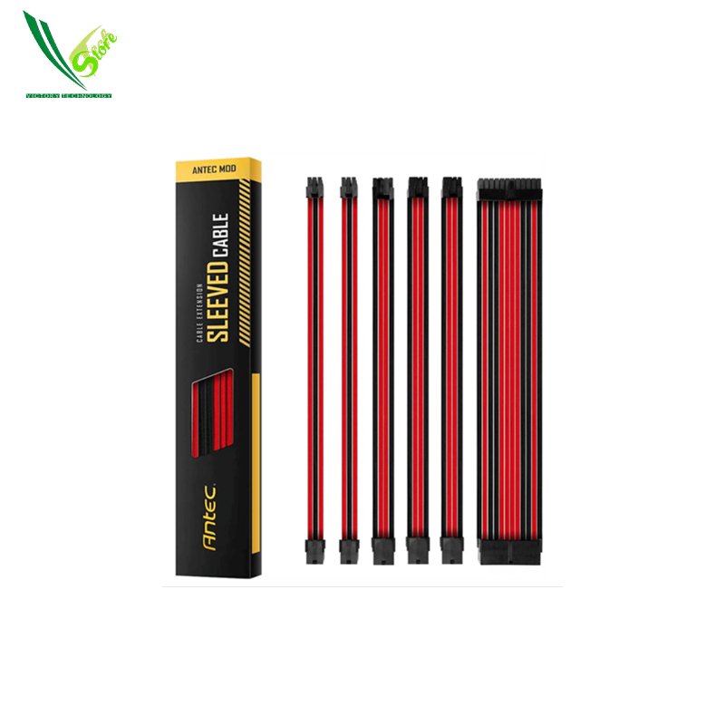 Antec Sleeved Extension Cable Kit PSUSCB30-201-R/B