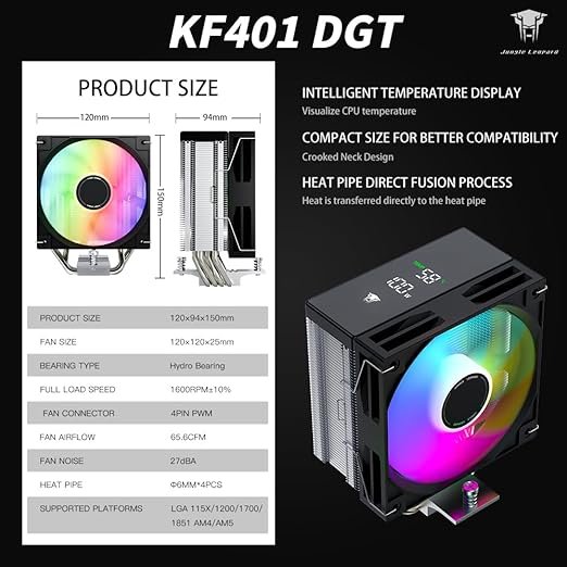 Jungle Leopard KF401 Black (Digital Display) - Image 3