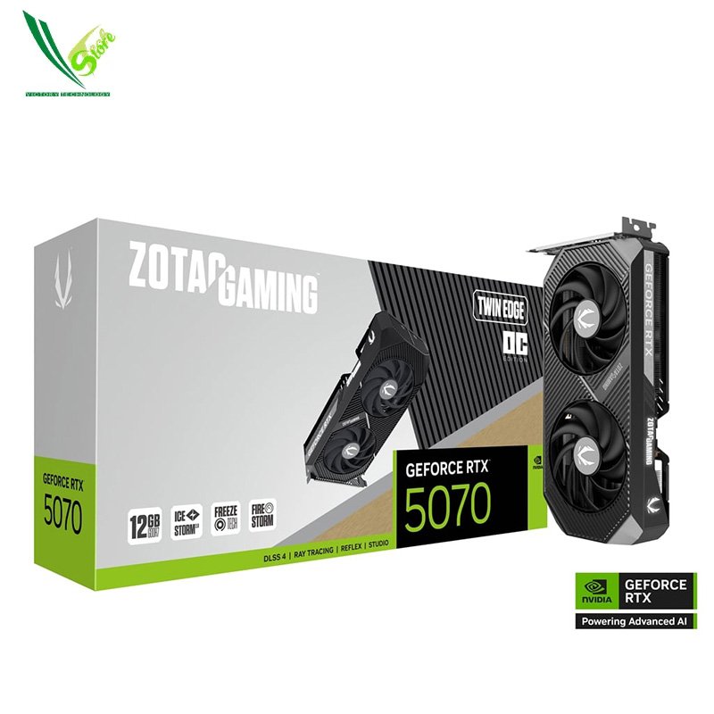 ZOTAC GAMING GeForce RTX 5070 12GB TWIN EDGE OC