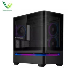 ASUS PRIME AP202 TG ARGB BLACK (3 FANS ARGB INCLUDED)