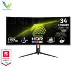 MSI MAG 342CQR E2 (34" Curved / UWQHD, VA / 180Hz / 1ms / HDMI 2x Port, 1x DP )