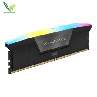 CORSAIR VENGEANCE RGB DDR5 Black DDR5, 6400MT/s 16GB (1x16GB)