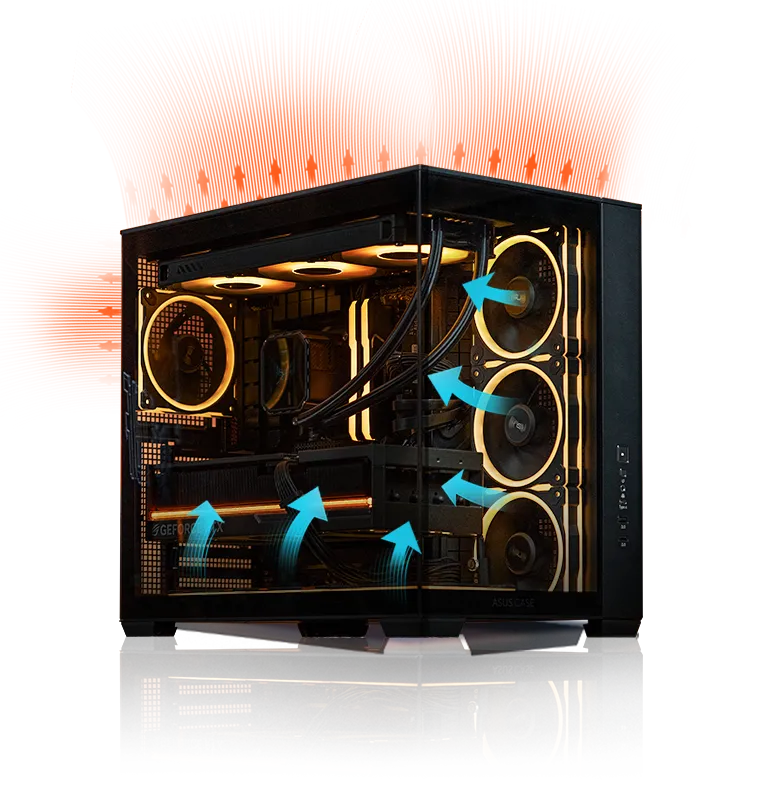 ASUS A32 PLUS ATX Black (4 FANS ARGB INCLUDED) - Image 2