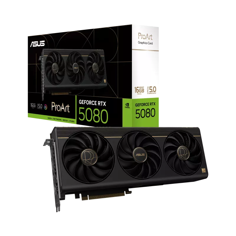ASUS ProArt GeForce RTX™ 5080 16GB GDDR7 OC EDITION