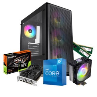 CUSTOM PC [ I5-12400F | H610M | RAM 16GB D4 / M.2 512GB / RTX 3050 6GB ]