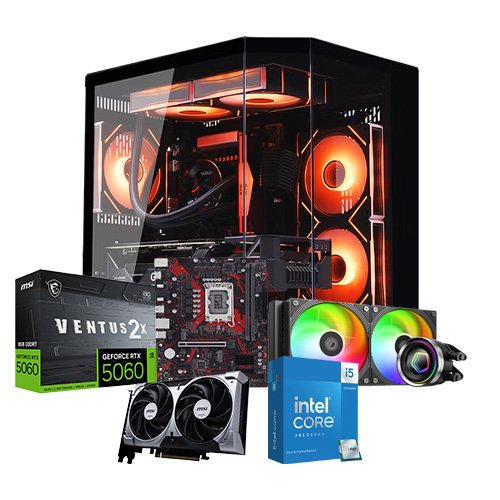CUSTOM PC [ I5-14600KF | B760M D5 | RAM 16GB D5 / M.2 1TB / RTX 5060 8GB ]