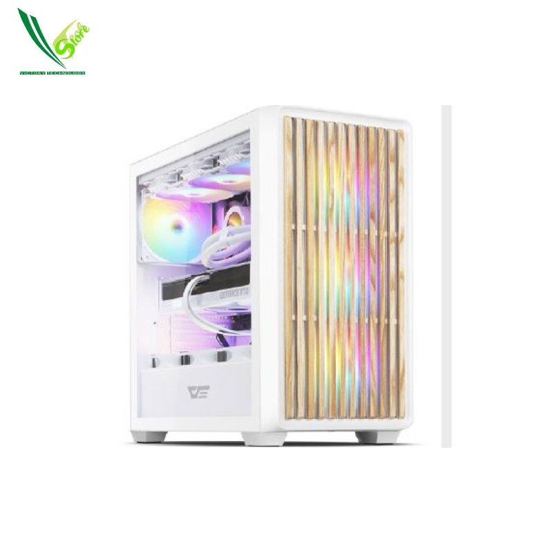 Darkflash - DS900WD White (Front-Wood)