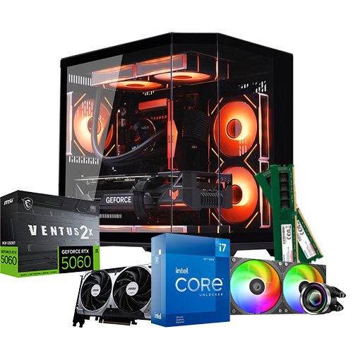 CUSTOM PC [ I7-12700KF | B760M D4 | RAM 16GB D4 / M.2 1TB / RTX 5060 8GB ]