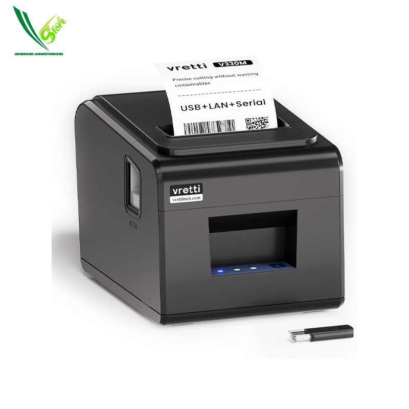 Cash Drawer Kitchen POS Printer ESC/POS Command Support