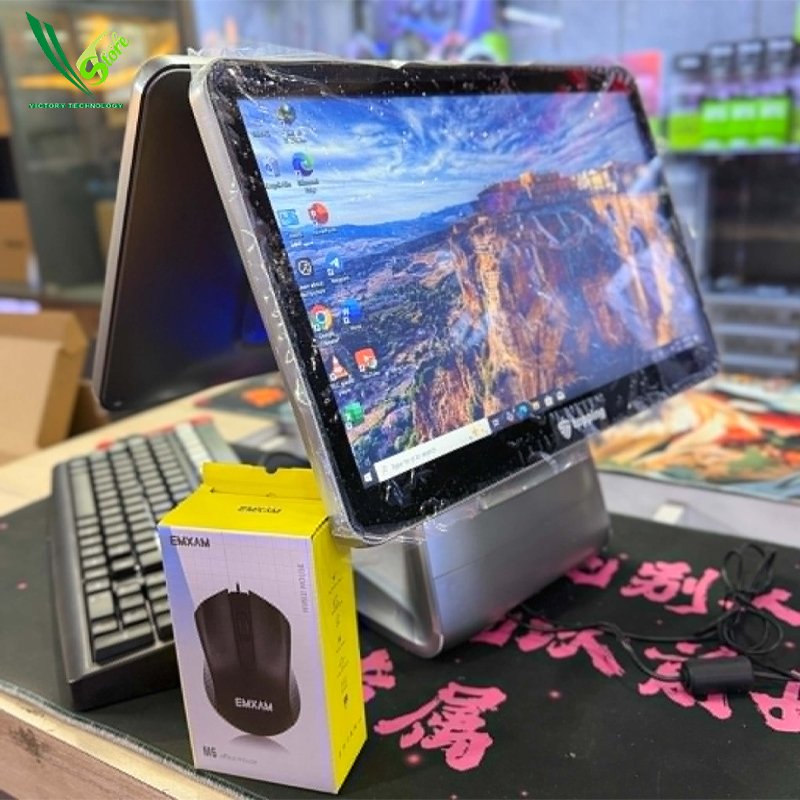 POS Dual Screen Touch (CPU : i5-3230M 2.6Ghz -Ram : DDR3 8GB -Storage : SSD 128G -Screen : 15.4”HD)