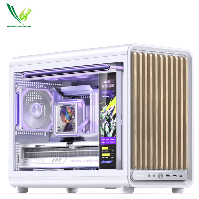 JONSBO D33 WHITE (Wood Edition)