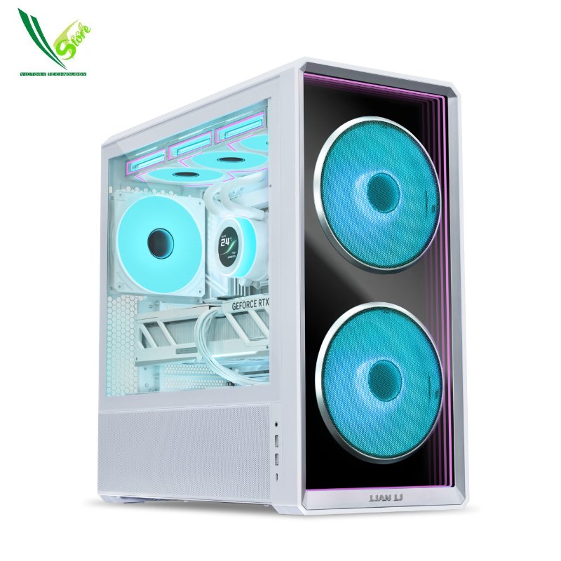 LIAN LI LANCOOL 217 INF MID-TOWER WHITE
